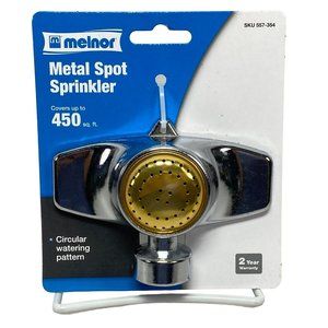 NOS Melnor Metal Spot Sprinkler Circular Pattern 400 Sq Feet